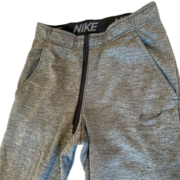 Nike Dri Fit Therma Tapered Pants Joggers Heathered Gray Mens Small - Picture 5 of 11